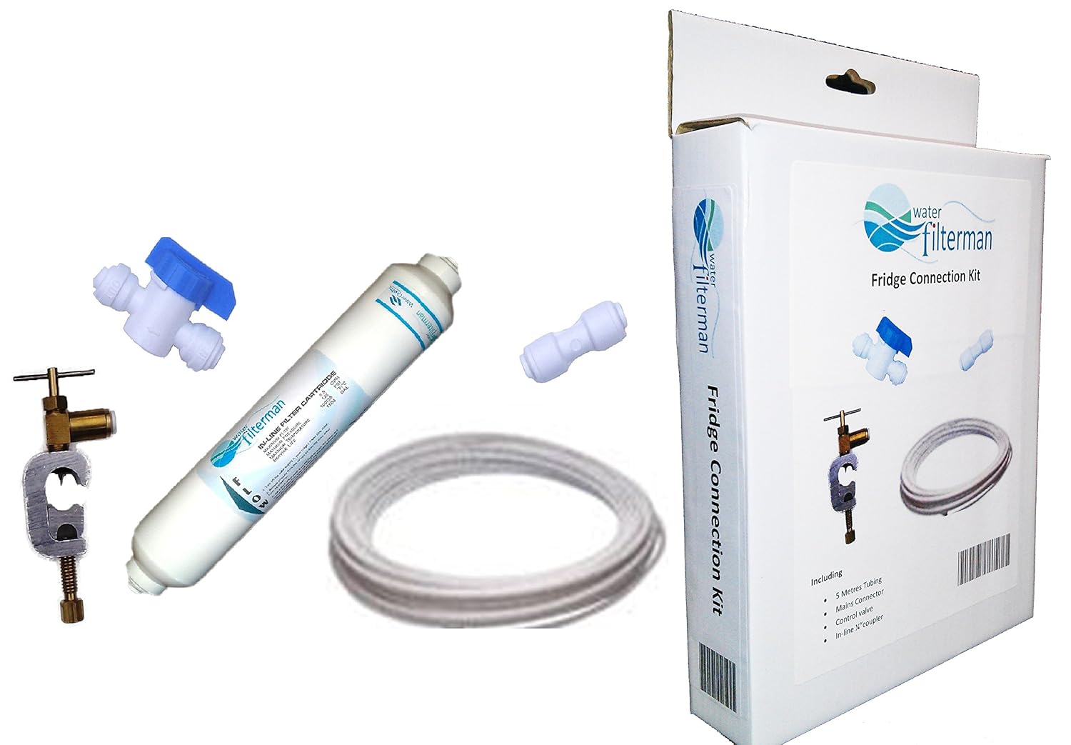 AMERICAN FRIDGE WATER FILTER PLUMBING FITTING CONNECTION KIT Includes