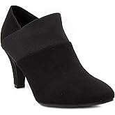 LONDON FOG Womens Bobbie Heel Ankle Booties
