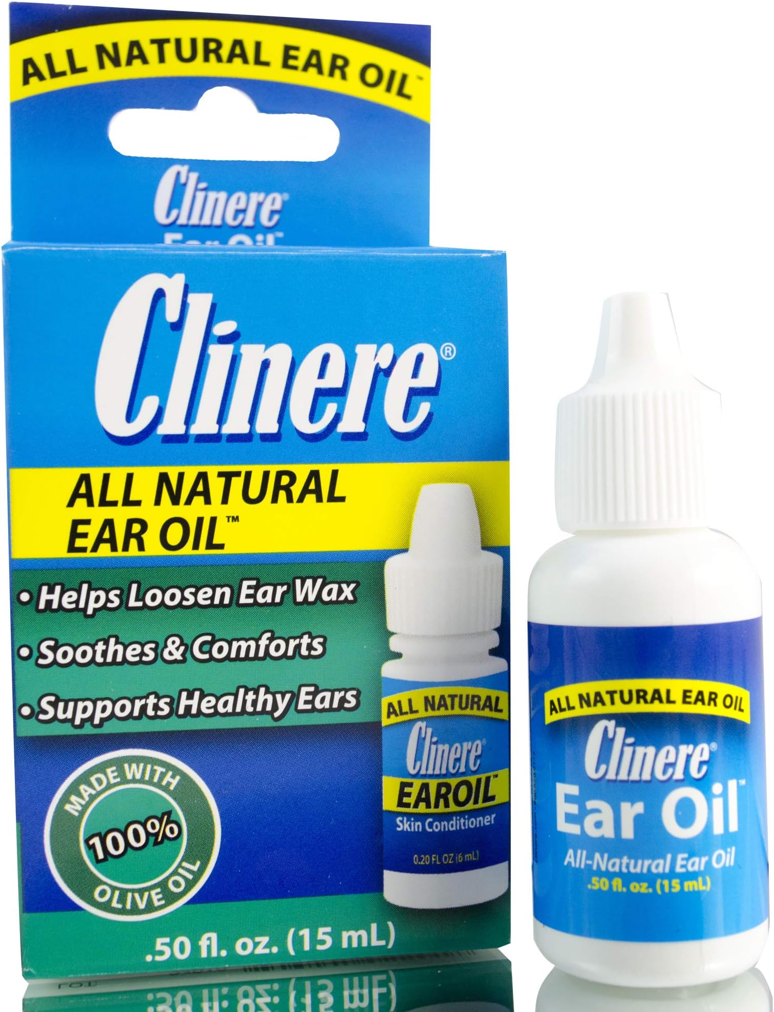 Clinere Ear Oil Earwax Softener Drops for Earwax Removal