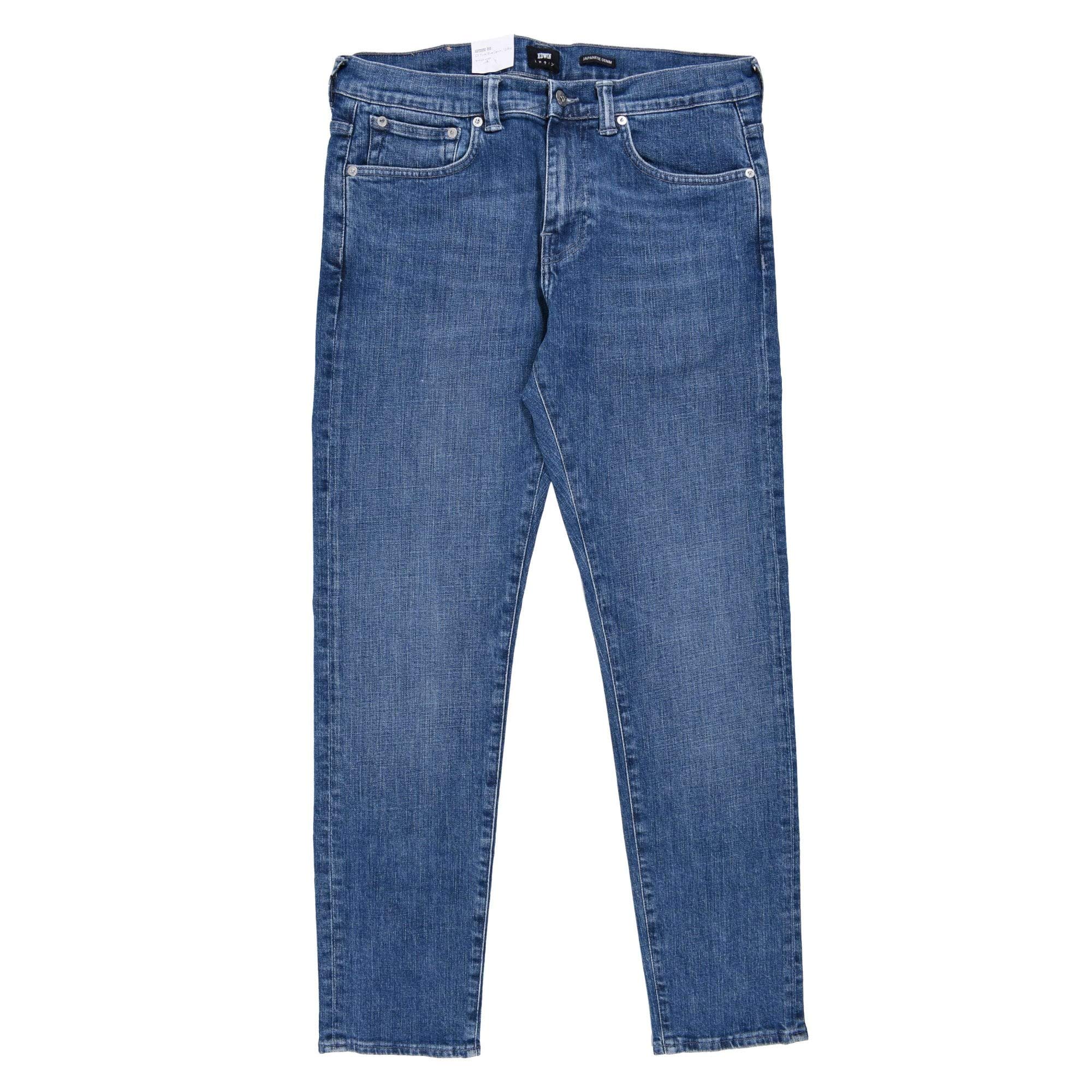 Edwin ED-80 Slim Tapered Blue Tsukiya Wash Denim Jeans