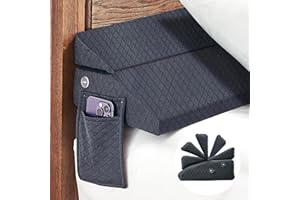 RUJIPO King Size(76"x10"x6") Bed Wedge Pillow for Headboard, Gap, Mattress Wedge, bed gap filler, Bed Headboard Pillow Wedge Between Mattress and Headboard or Wall, Mattress Gap Filler(0-8") (Gray)