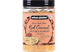 Urban Platter South Indian Style Instant Red Coconut Chutney Powder 200G / 7Oz [Nariyal Ki Chutney Just Add Water]