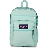 JanSport 34L Big Backpack - 15 Inch Laptop Sleeve, Magic Mint | Large Capacity, Ergonomic S-Curve Straps, Utility Organizer Pockets &amp; Durable Recycled Fabric