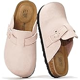 Project Cloud 100% Genuine Leather Kids Clogs with Natural Cork Footbed & Memory Foam Insole Arch Support - Non-Slip Clogs for Kids - Slippers Sandals for Boys & Girls Footwear