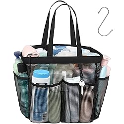 F-color Mesh Shower Caddy Portable, 8.3" Deeper