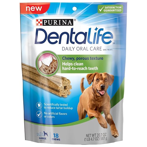 PURINA DENTALIFE DAILY ORAL CARE LARGE DOG TREATS, 20.7 OUNCE