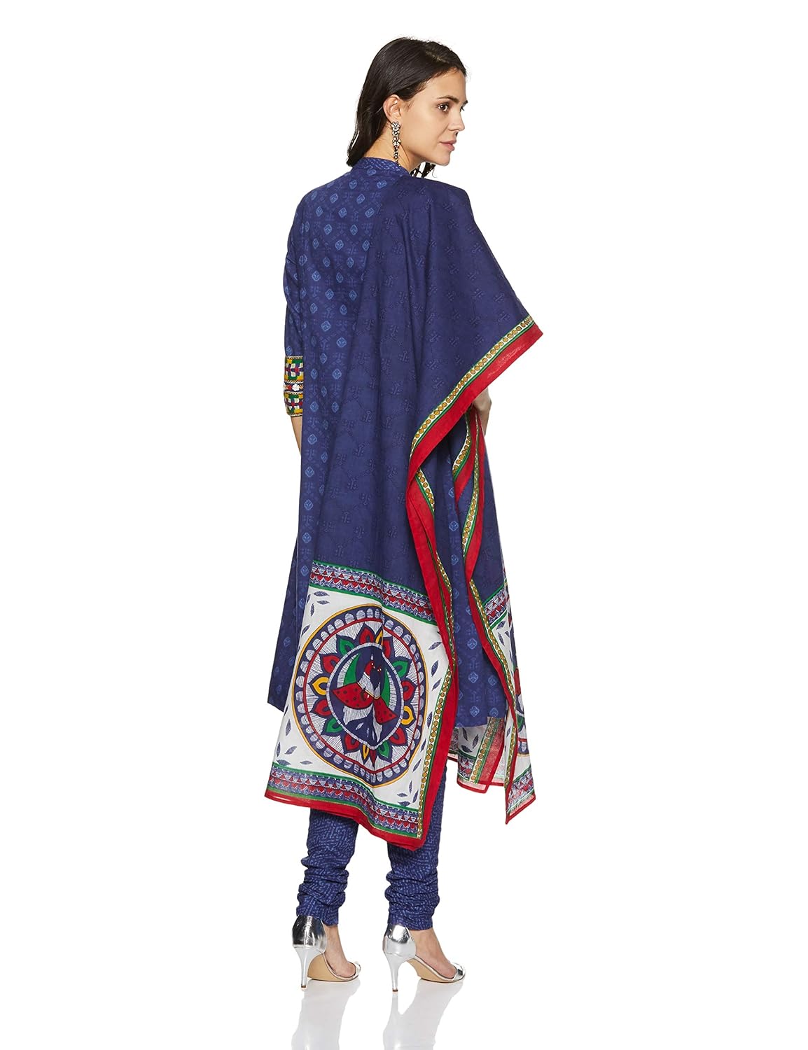 biba women's straight salwar suit set