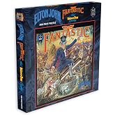 RockSaws Elton John Captain Fantastic Album Cover 500 Pc Jigsaw Puzzle | 16 x 16 inches, Officially Licensed Elton John Merchandise and Collectible Gift for Rock Music Fans, Teens and Adults