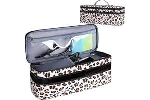 Hair Tools Travel Bag, Aucovely Double-Layer Travel Carrying Case Compatible with Revlon One-Step Hair Dryer Brush/Volumizer/