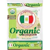 La Banderita Organic Flour | 6" Tortillas | 10 Count | 4 Pack | 11.29 oz