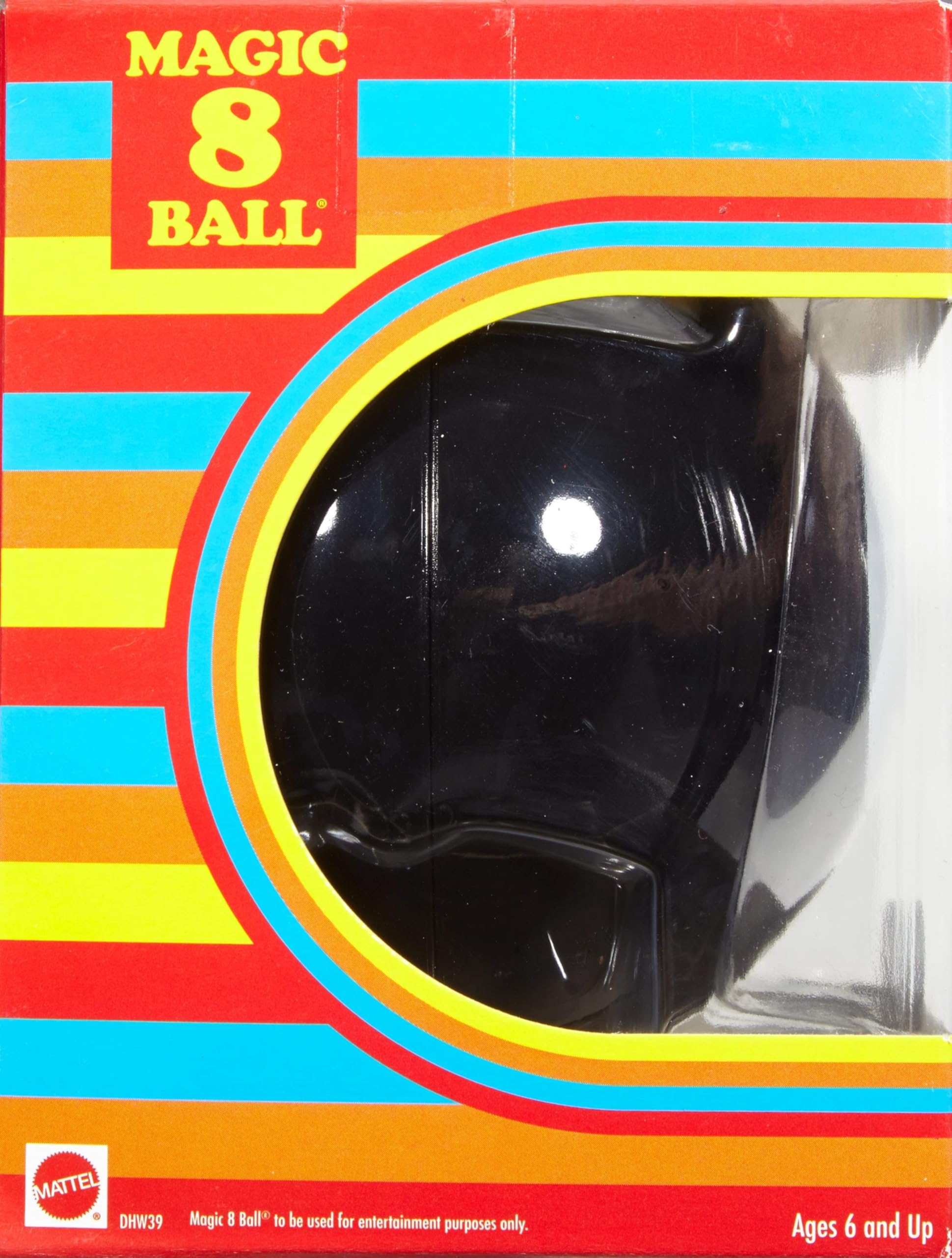 Mattel Games Magic 8 Ball Juego De Bola Mágica, Juego De Mesa Infantil De Mattel