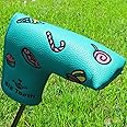 Golf Blade Putter Cover Headcover Club Protector Magnetic Bar Closure, Sweet Candy Putter Headcover Blade Putter Headcover for Scotty Cameron Taylormade Odyssey