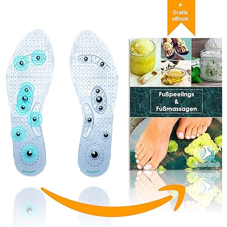 SilverRack Euphoric Feet Einlegesohle | Original Relax Feet magnetische Schuheinlagen und orthopädische Einlegesohlen für Aku