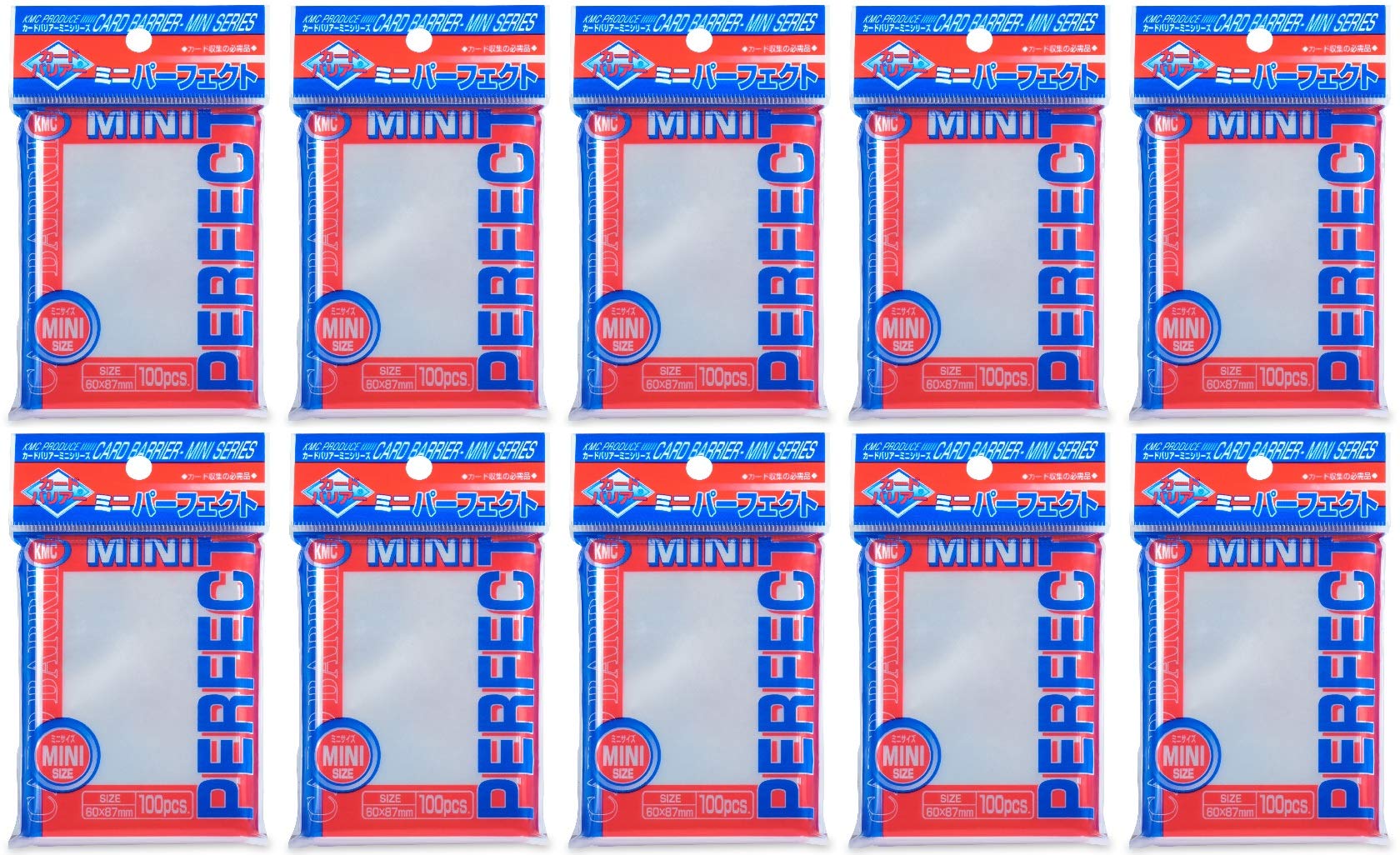 KMC Pack of 10 Perfect Size Card Sleeves