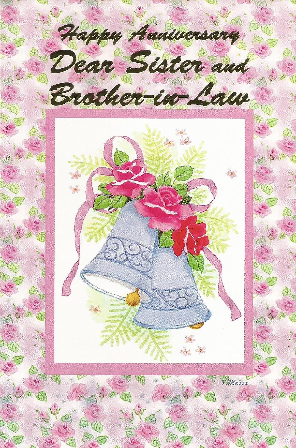 Happy Anniversary Dear Sister And Brother In Law An5 Amazon Ca