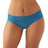b.tempt'd by Wacoal Women's Lace Kiss Hipster Panty, Faience, X-Large