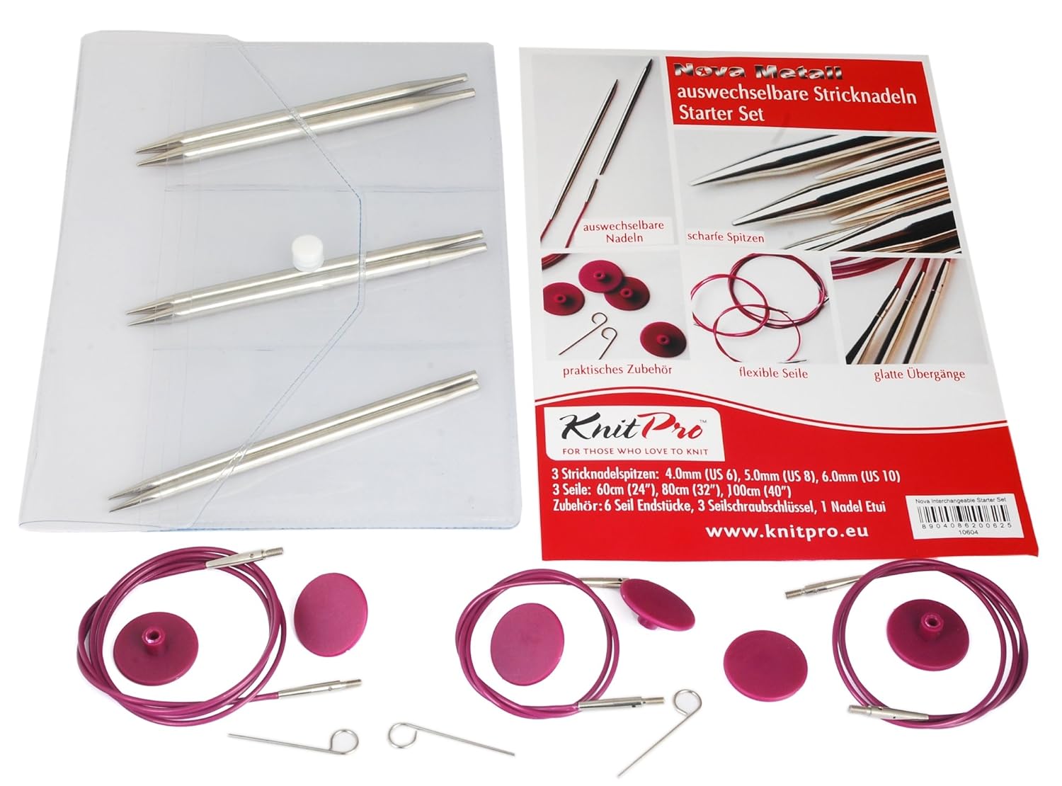 knit pro metal interchangeable