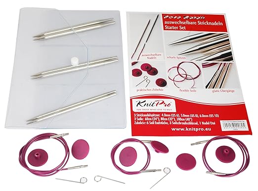 KnitPro 10604 Nadelspitzen Set Nova Metal Starter