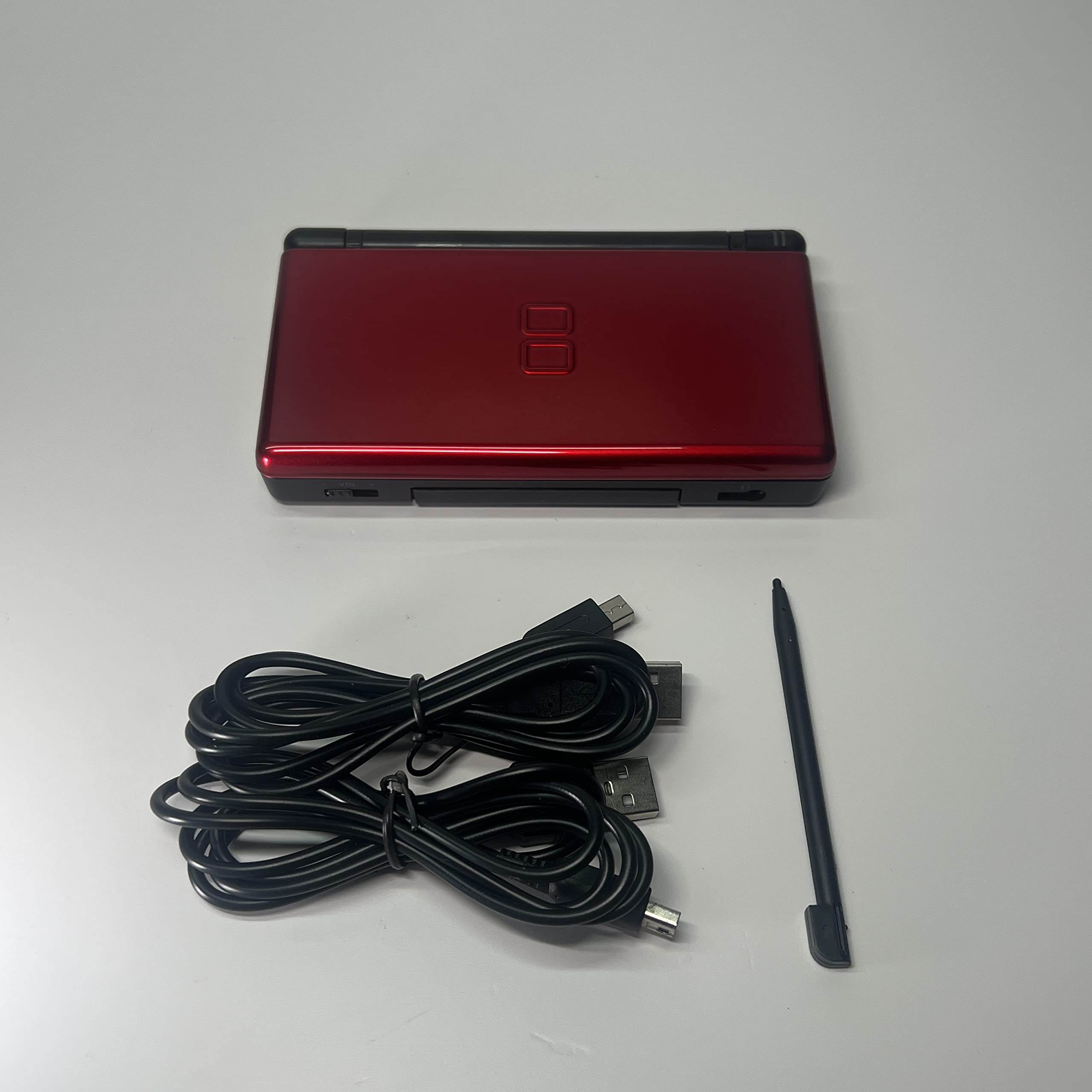 Nintendo DS Lite - Crimson Red & Black (Renewed)
