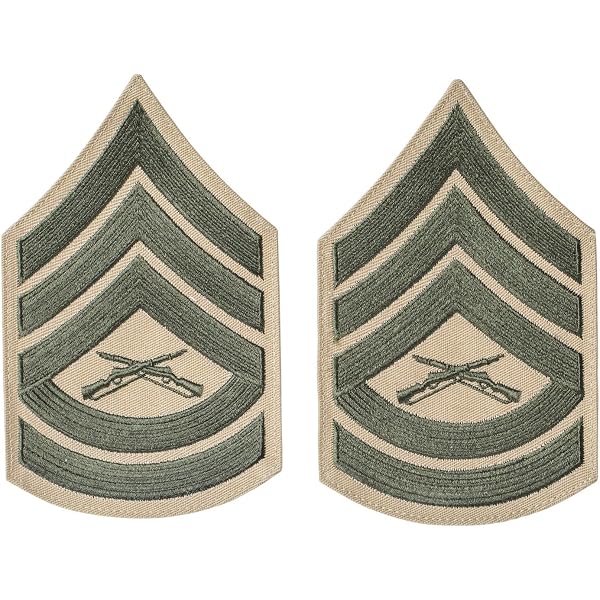 Amazon.com: United States Marine Corps (USMC) chevron gold on red