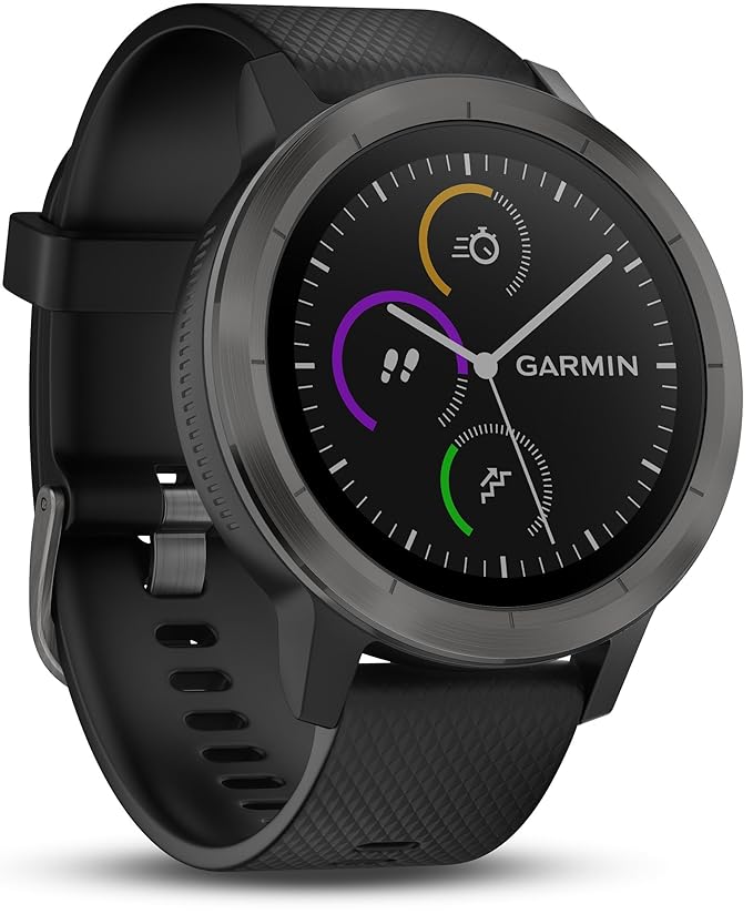 Garmin Vivoactive 3 - Smartwatch con GPS y pulso en la muñeca, Blanco, M/L