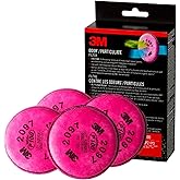 3M P100 Filter, Best For Removal Of Mold, Lead Based Paints, Woodworking, Fiberglass Installation, For 5000, 6000, 6500, 7000 And FF-400 Series Respirators, 2 Pack