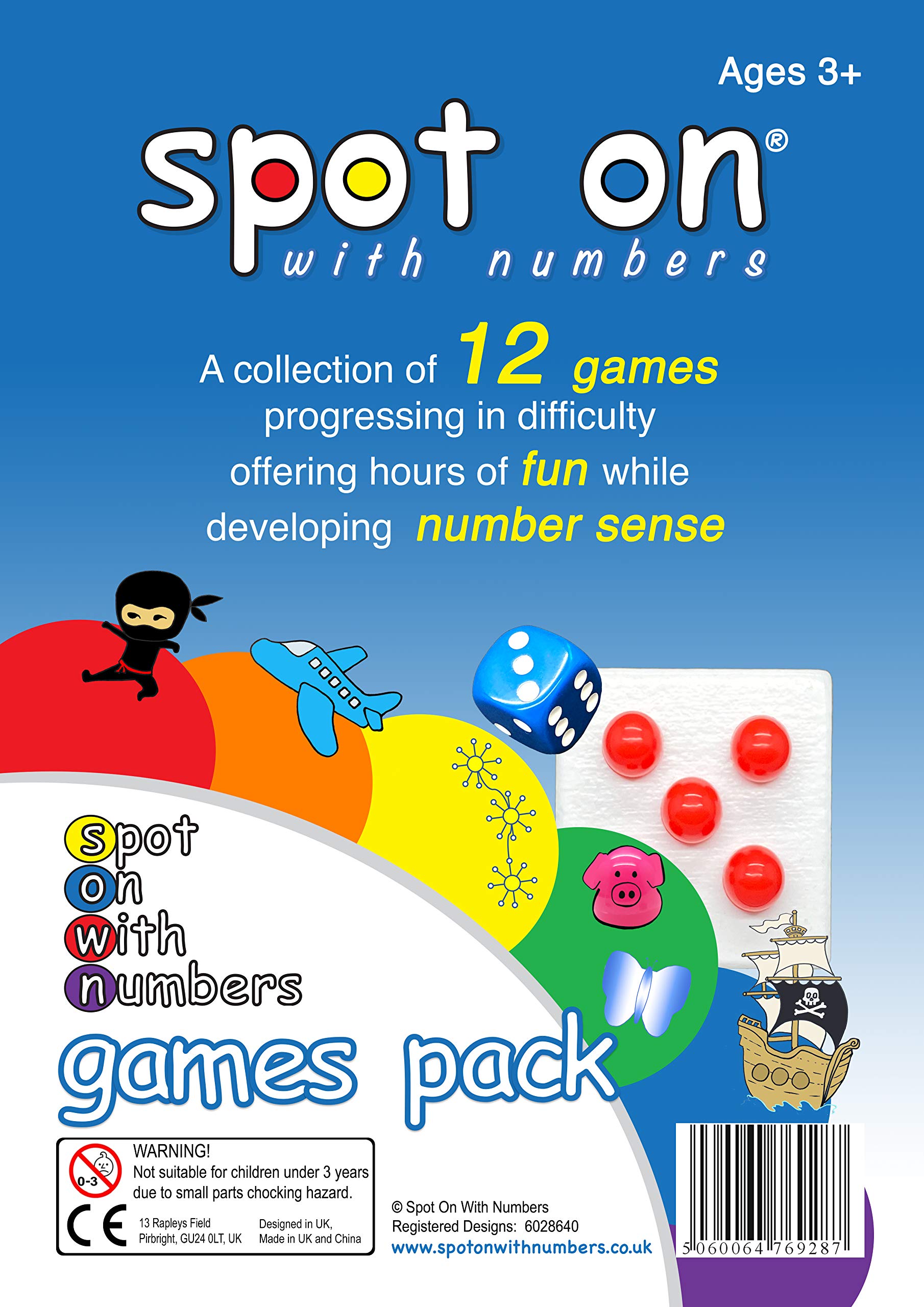 Spot On With Numbers Games Pack - collection of 12 maths games