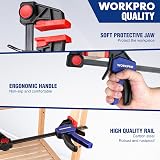 WORKPRO 4-Piece Clamps for Woodworking 120 mm 150 mm Bar Clamps view 2