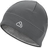 Skull Cap for Men Women Unidirectional Moisture Absorption & Sweat Wicking Quick-Dry Running Hat Beanie, Thermal Helmet Liner