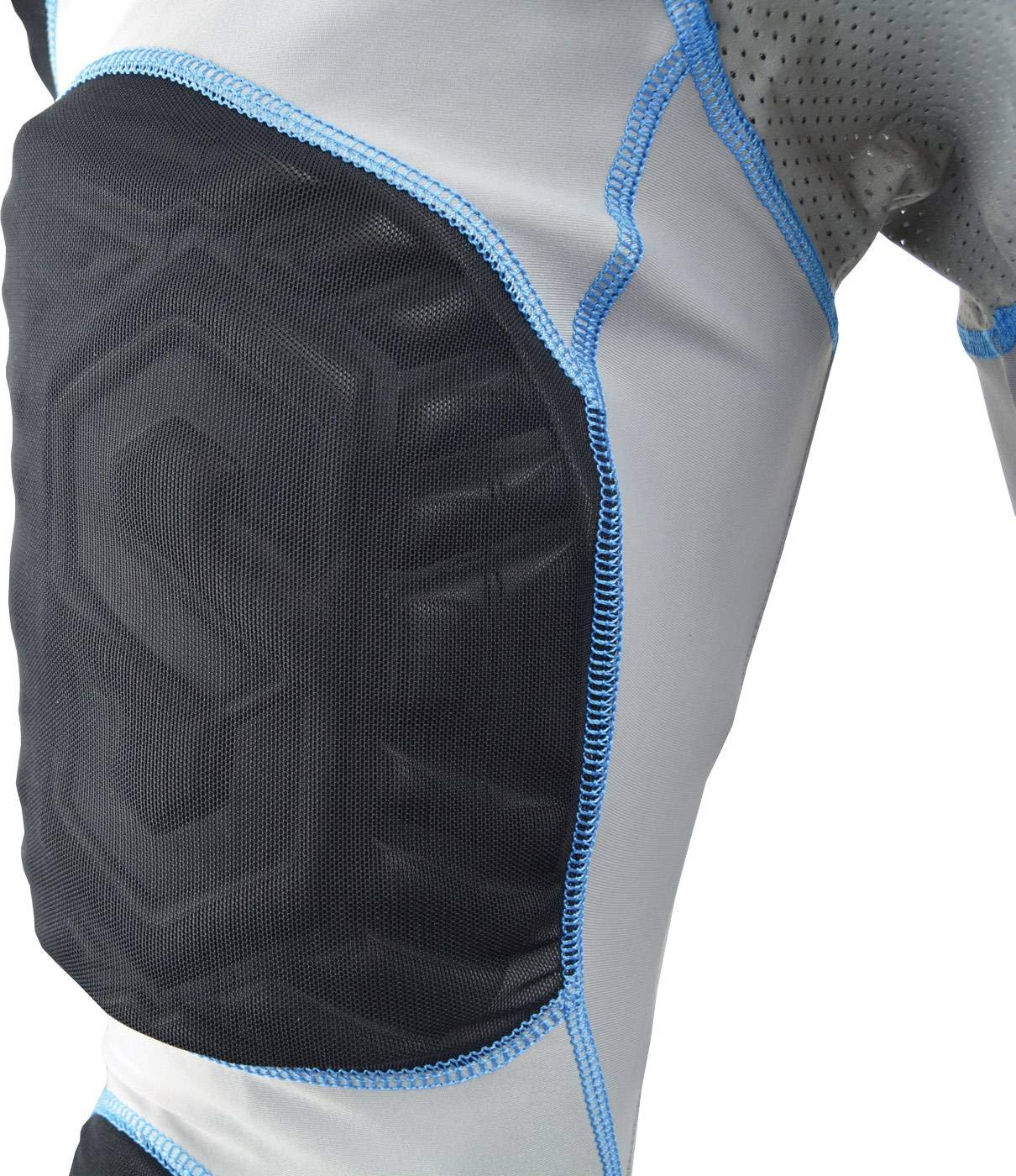 Hard Thigh Pads W/Mesh Leg Extension Sports Unlimited Adult 7 Pad