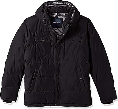 tommy hilfiger hooded padded jacket
