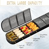 Selcouth Yyds Pill Boxes 7 Day 1 Time a Day for Medication Vitamins view 3