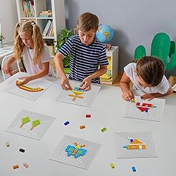 Pokiiulk Classic Gray Baseplates, 32x32 Studs