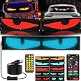YOUBISON (4.72 * 23.4 in) Devil Eyes Light for Cars, Programmable Flex LED Display Eyes for Car, Car Dynamic Led Smart Colorful Eye Lamp Soft Screen for Windows of Cars and Trucks