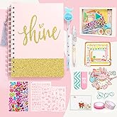 DIY Journaling Set Gifts for Girls Age of 8 9 10 11 12 13 Years Old and Up Personalized Diary For Tweens & Teens Journal for