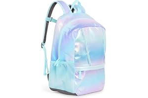 Lands' End Unisex Kids Medium ClassMate Lightweight Durable Elementary School Backpack, Pastel Lilac