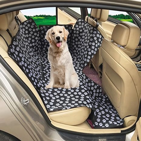 MATCC Hunde Autositz Einzelnsitz Für Rückbank Wasserdicht Hund Autositzbezug Autositz Für Haustier Abriebfest Hund Sitzbezug 