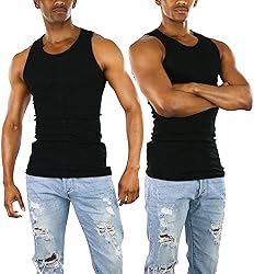 ToBeInStyle Men's Single A-Shirt Tank Top