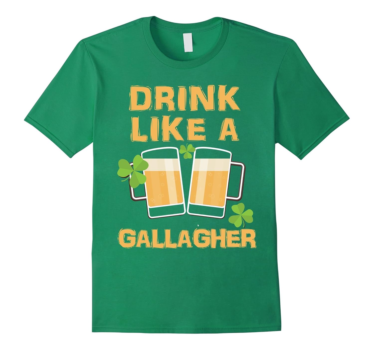 Drink Like A Gallagher - St. Patrick's Day Drinking Shirt-anz