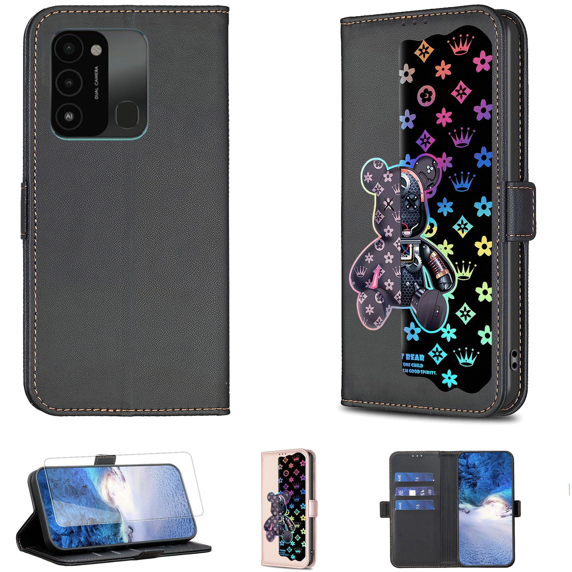 jioeuinly Case Compatible for Tecno Spark 8c Phone