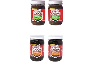 RAGIN' CAJUN FIXIN'S Ragin' Cajun Jalapeño Variety Pack: Candied Jalapeño Slices (2) + Sweet & Spicy Jalapeño Relish (2) 12 oz