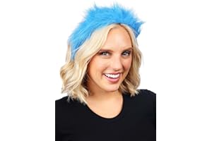 elope Thing 1 & 2 Blue Fuzzy Costume Headband - Officially Licensed Dr. Seuss Accessory