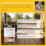 Everbuild LJUN05 Triple Action Wood Treatment 5 Litre Clear view 3