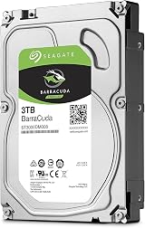 Seagate BarraCuda 3TB Internal HDD 3.5" SATA 6Gb/s 7200 RPM 64MB Cache Desktop