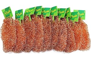 Copper Scouring Pad, Scrubbing Scour Pads 10 Pcs/Pack, Pure Copper, 13g / Pc