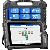 TOPDON ONE Bidirectional Scan Tool, 10.1" OBD2 Scanner with J2534 Pass-Thru | J2534 Pass-Thru, Topology Mapping, Full System Scan, ECU Coding,50+ Resets Car Scanner for Dealer-Level Technicians