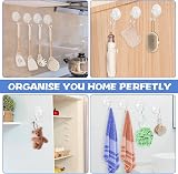 WLLHYF Suction Cup Hook Heavy-Duty Clear 2 Pack 11 lb 5 kg view 5
