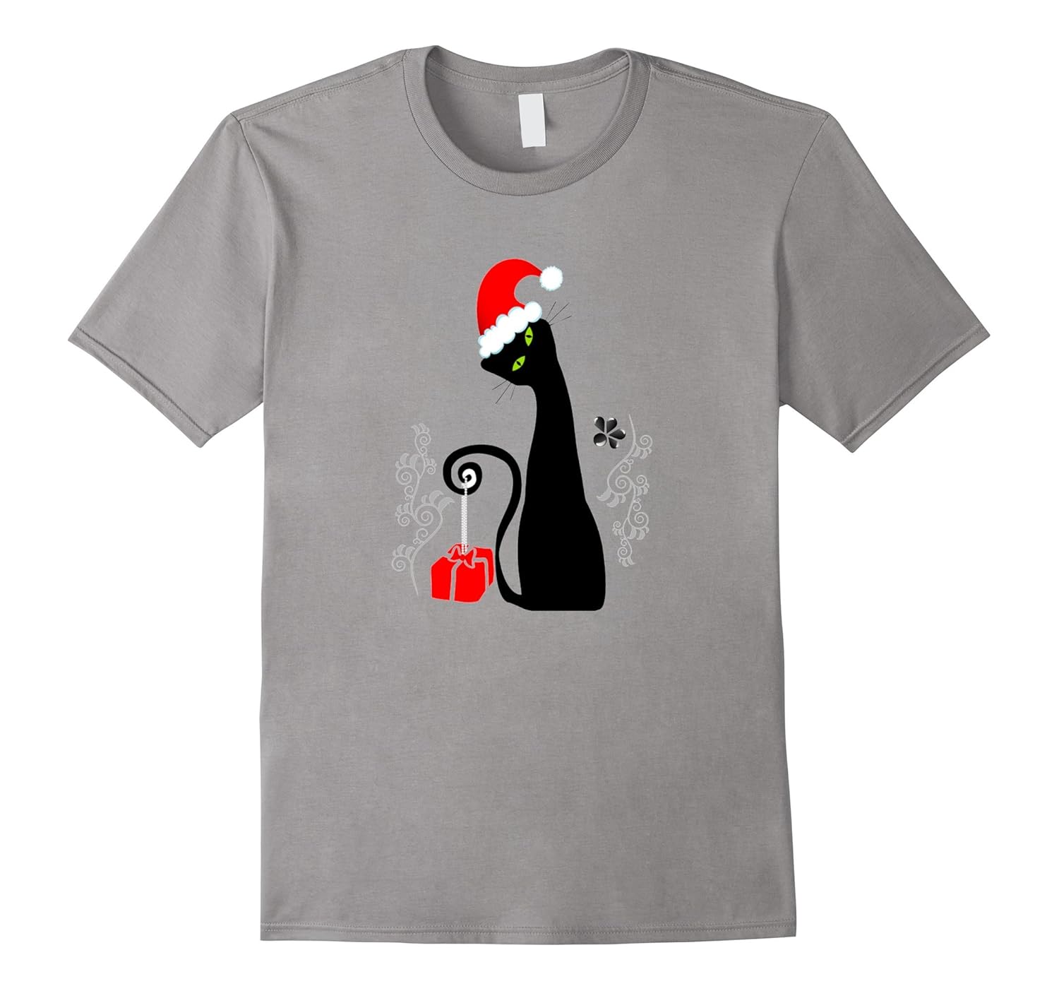 Cute Black Cat_Christmas Gift T shirt-ANZ