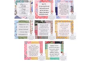 FYSUIMU 8Pcs Mini Prayer Quilt with Cross Inside Vintage Pocket Scripture Prayer Quilt Squares Sympathy Christian Gifts for Pastor Appreciation School Students Friend Family Party Favors, 8 Designs