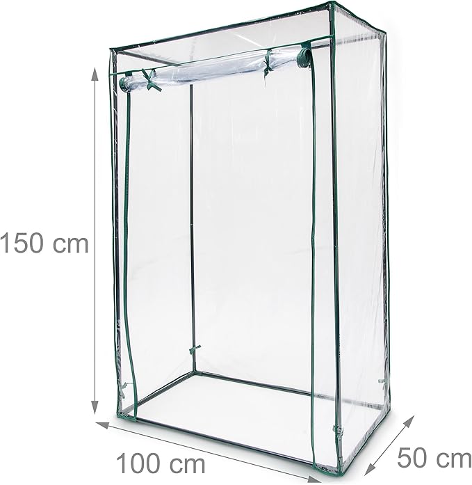 Relaxdays 10018888_344 - Invernadero, 100 x 150 x 50 cm: Amazon.es ...